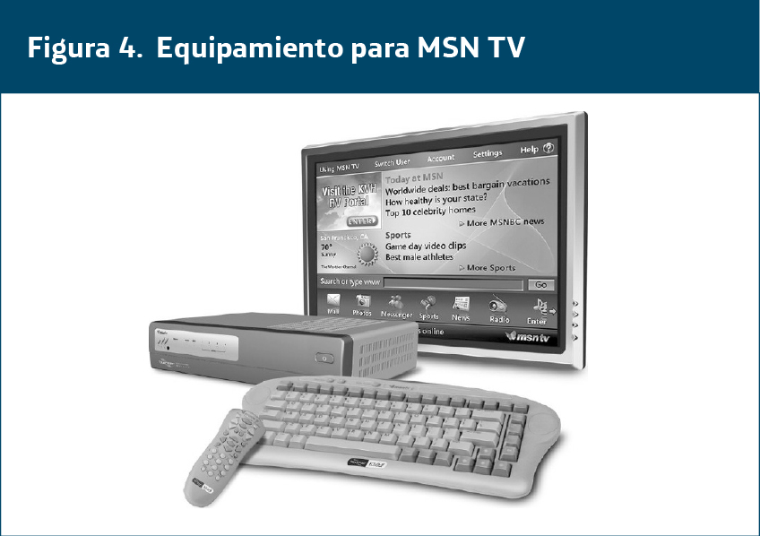  Equipamiento para MSN TV
