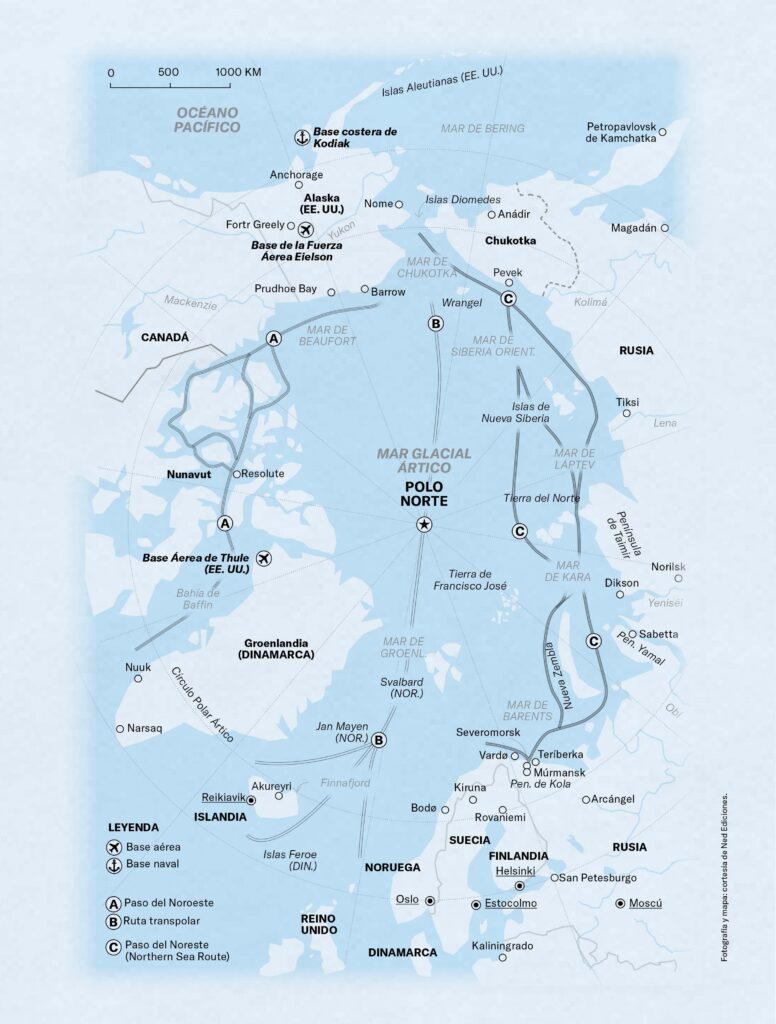 Mapa Ártico