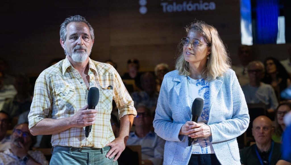 Rafael Benítez y Elena Yndurain